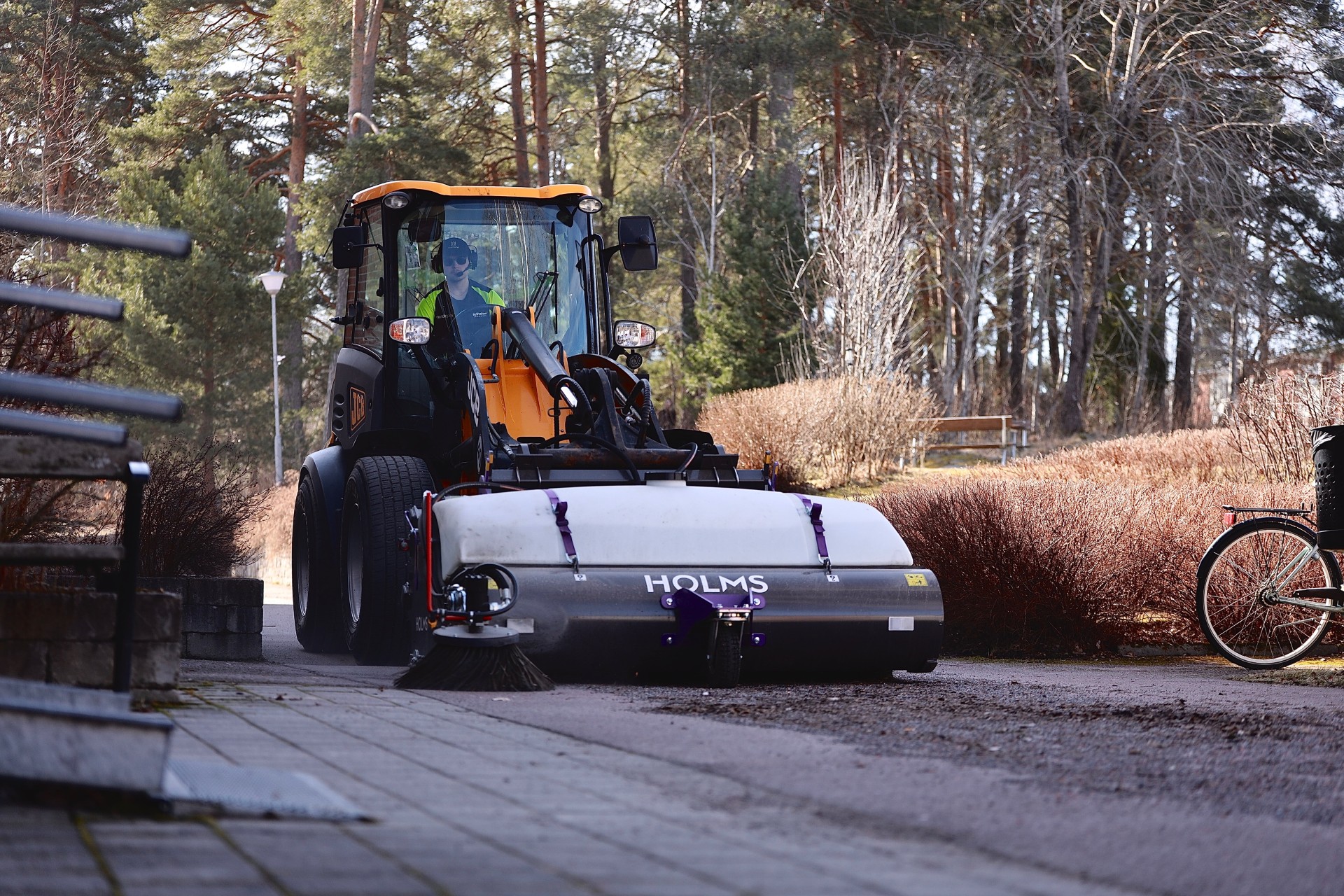 vårstädning, sopning