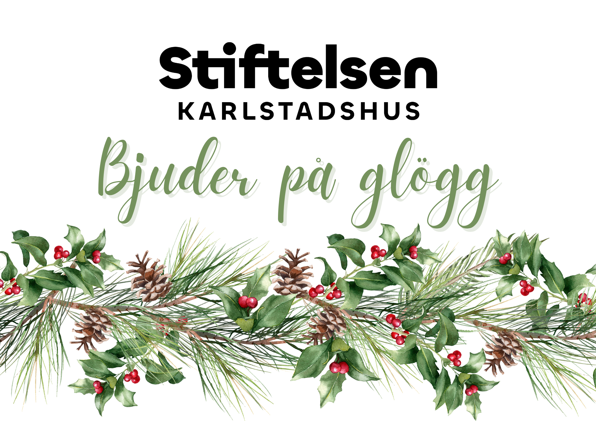 bjuder på glögg i området